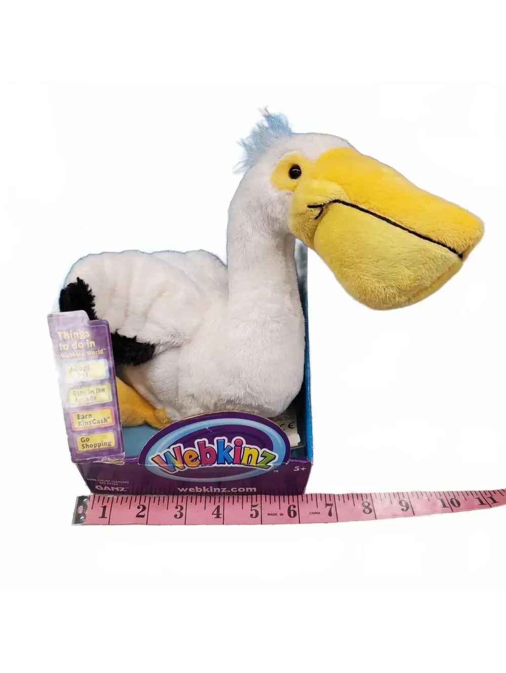 Webkinz Pelican Plush with Box and Code RARE 11